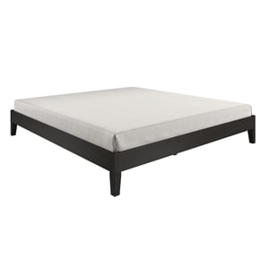 Steve Silver Nix King Black Wood Platform Bed