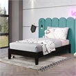 Steve Silver Company Nix Wood Twin Platform Bed in Black Finish