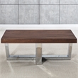 Laredo Chestnut Wood and Chrome 3-piece Occasional Set