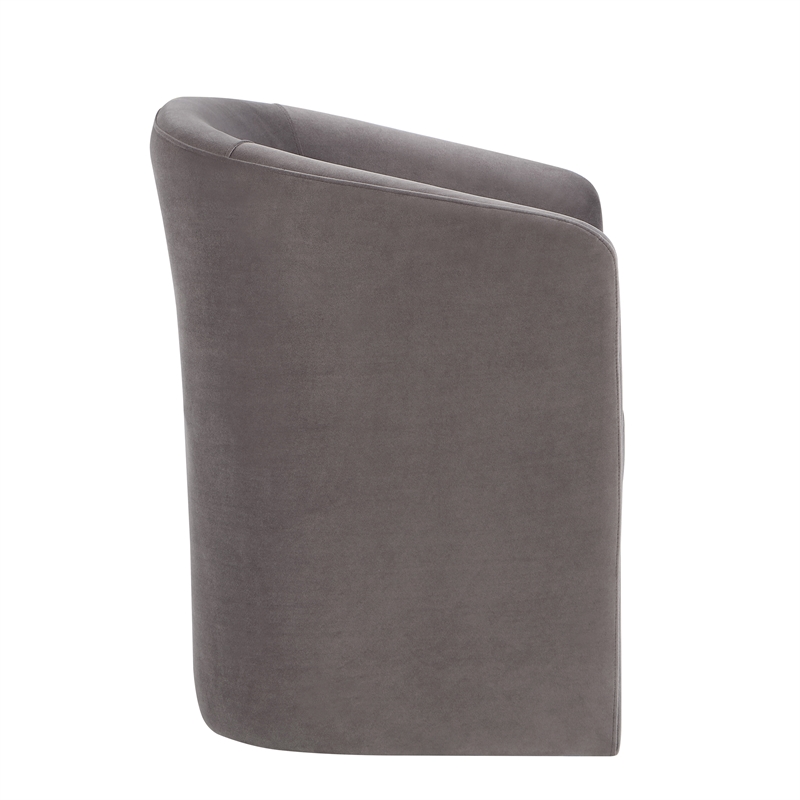 Iris Upholstered Dining or Accent Chair Fog Gray