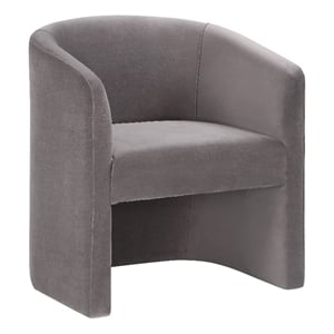 Iris Upholstered Dining or Accent Chair Fog Gray