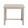 Steve Silver Blakley Powder-Coated Aluminum End Table in White Washed