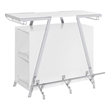 Steve Silver Zena Engineered Wood Bar Table w/LED lights in White