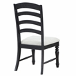 Steve Silver Odessa Polyester Upholstered Side Chair Black in Black (Set of 2)