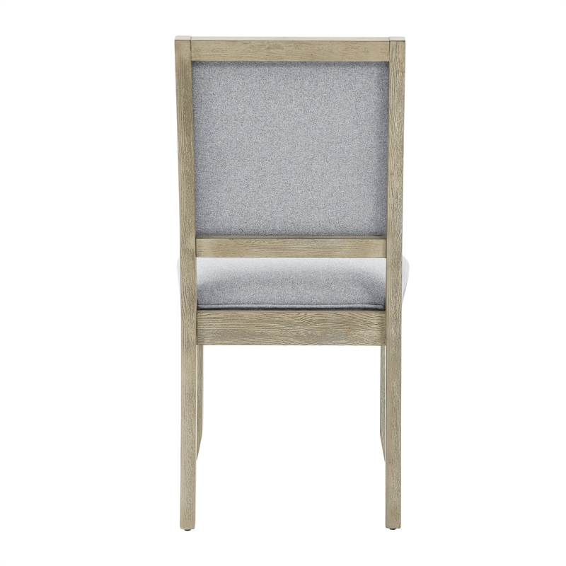 Steve Silver Carena Polyester Upholstered Side Chair in Brown (Set of 2)