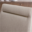Steve Silver Garland Polyester Upholstered Side Chair in Brown (Set of 2)