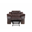 Steve Silver Pueblo Polyester Upholstered Reclining Chair in Brown