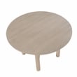 Steve Silver Gabby Engineered Wood Round Table in Light Brown
