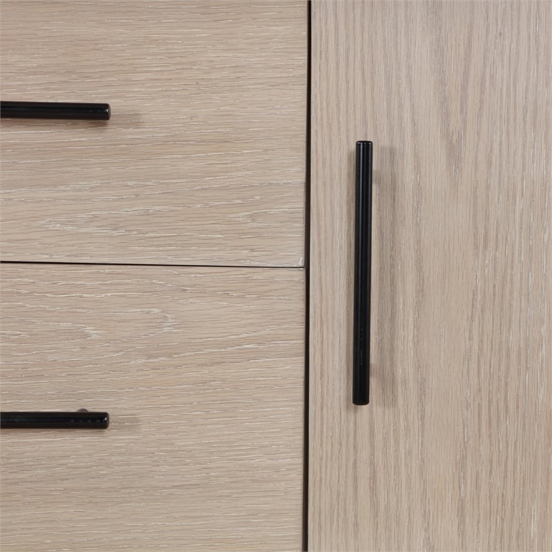 Steve Silver Gabby Engineered Wood Buffet/Server in Light Brown