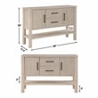 Steve Silver Gabby Engineered Wood Buffet/Server in Light Brown