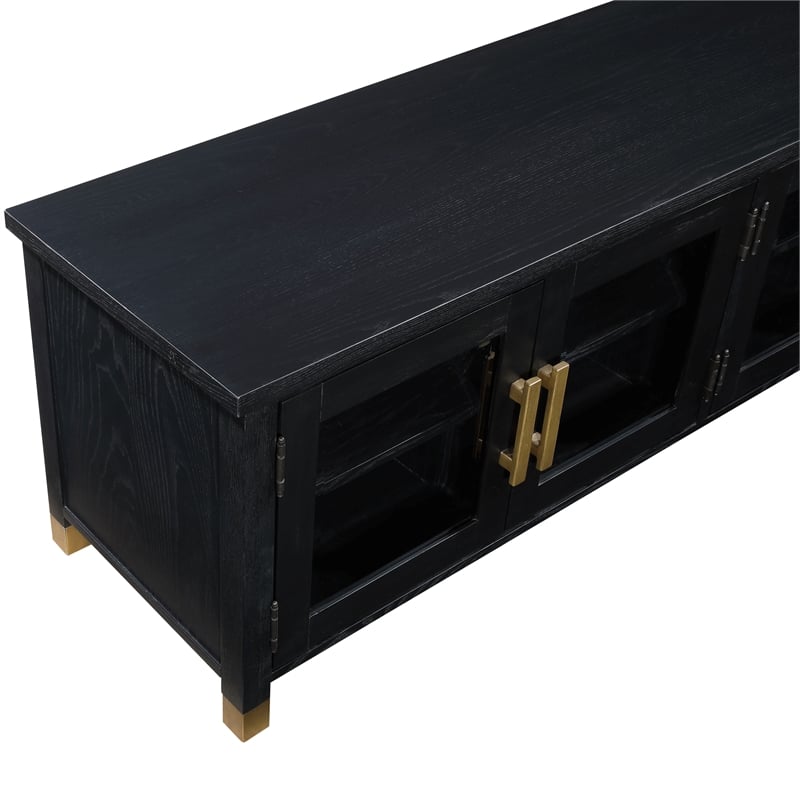 Steve Silver Yves Engineered Wood TV Stand For TVs Upto 75