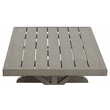 Steve Silver Jones Power-Coated Aluminum Coffee Table in Brown