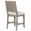 Steve Silver Lily Polyester Upholstered Counter Chair in Gray (Set of 2)