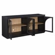 Steve Silver Magnolia Engineered Wood Buffet/Server in Black