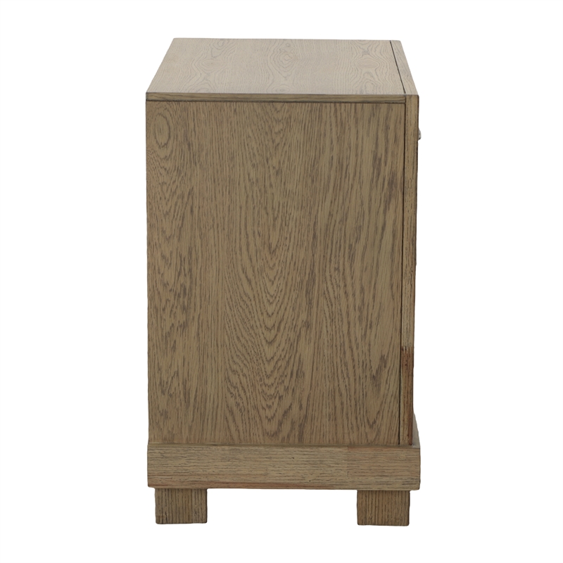 Steve Silver Montana Engineered Wood Bedroom Nightstand in Brown