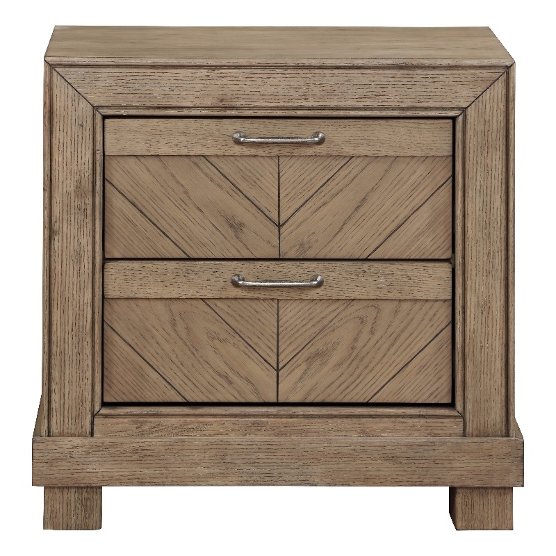 Steve Silver Montana Engineered Wood Bedroom Nightstand in Brown