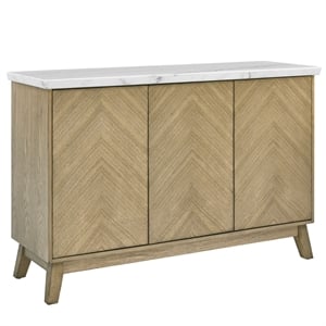 Steve Silver Vida White Marble Top Server