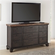 Steve Silver Bear Creek Acacia Wood 6-Drawers Bedroom Dresser in Brown