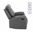 Steve Silver Gaston Manual Chair Gray with Glider