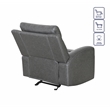 Steve Silver Gaston Manual Chair Gray with Glider