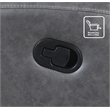 Steve Silver Gaston Manual Chair Gray with Glider