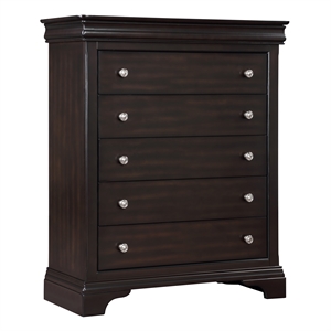 Steve Silver Merlot Dominique 5-Drawer Chest