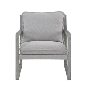 Steve Silver Kai Upholstered Accent Chair in Gray