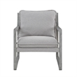 Steve Silver Kai Upholstered Accent Chair in Gray