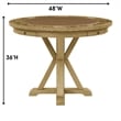 Steve Silver Rylie Counter Table with Game Top in Natural Finish