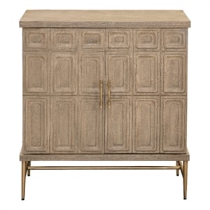 Steve Silver Arun 2-Door Accent Cabinet in Brown