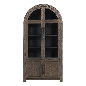 Steve Silver Burlington Curio in Brown
