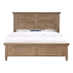 Steve Silver Riverdale Queen Panel Bed in Brown