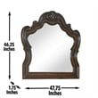 Steve Silver Royale 4PC King Bedroom Set in Brown