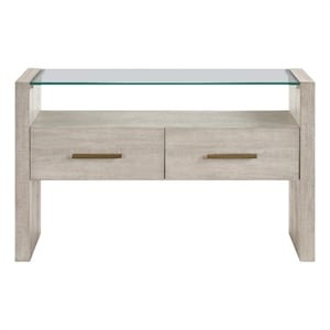 Steve Silver Garland Blonde Sofa Table in Tan