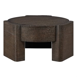 Steve Silver Salina Espresso Round Coffee Table in Brown