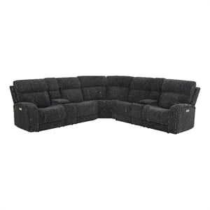 Steve Silver Seattle 3pc Sectional Sofa in Gray