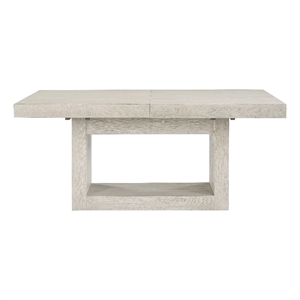Steve Silver Garland 70-88&quot Dining Table in Greige Finish