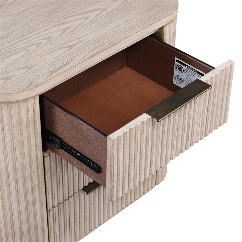 Steve Silver Henry Nightstand w/ USB-C in Sand