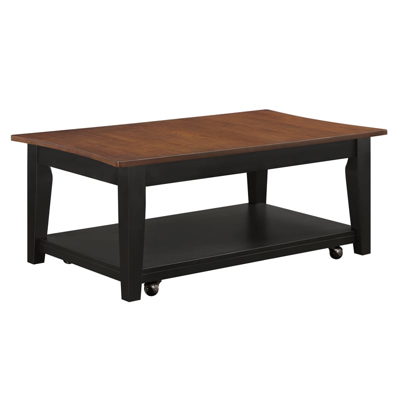 Steve Silver Joplin Lift Top Coffee Table in Brown