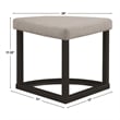 Steve Silver Magnolia Nesting Table in Black