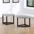 Steve Silver Magnolia Nesting Table in Black