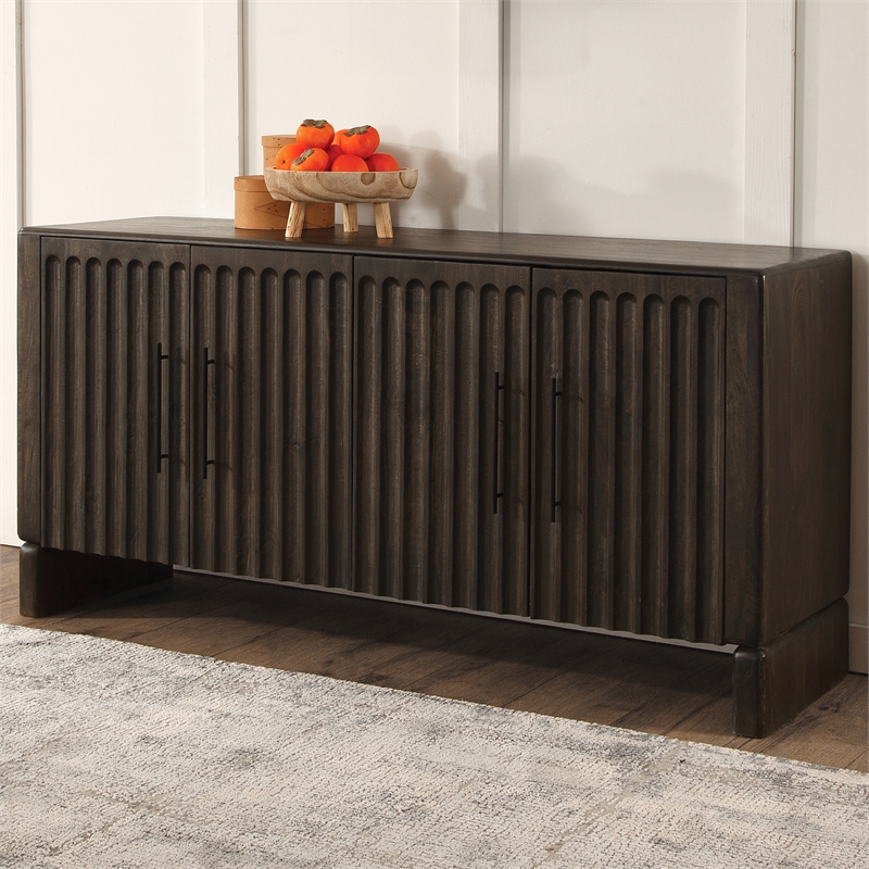 Steve Silver Norvell 4-Door Sideboard in Brown