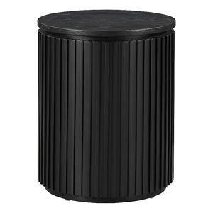 Steve Silver Colvin Round End Tablein Black Finish