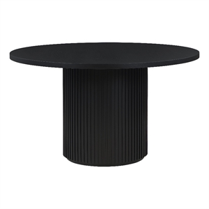 Steve Silver Colvin 52&quot Round Dining Table in Black