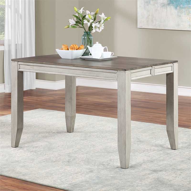 Steve Silver Abacus 5pc Counter Dining Set in Gray