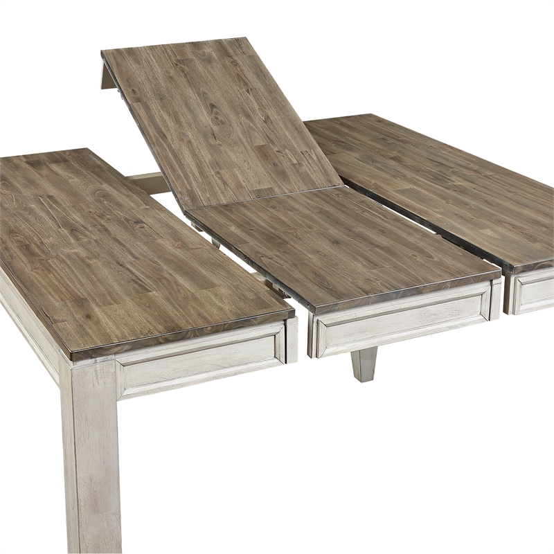 Steve Silver Abacus 5pc Counter Dining Set in Gray