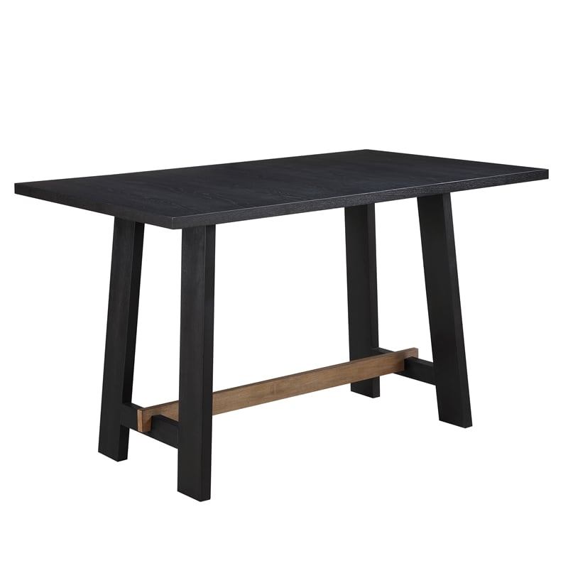 Steve Silver Aubrey 7PC Counter Dining Set in Black