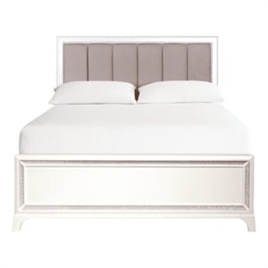 Steve Silver Cassie Queen Bed in Off White