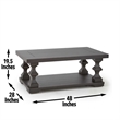 Steve Silver Dory 3pc Coffee Table Set in Brown
