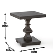 Steve Silver Dory 3pc Coffee Table Set in Brown